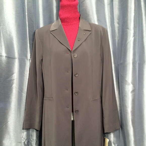 Amanda Smith Pants - NEW 2 pc Long Jacket Duster Pant suit